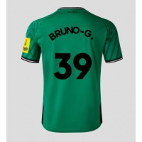 Camiseta Newcastle United Bruno Guimaraes #39 Segunda Equipación Replica 2023-24 mangas cortas